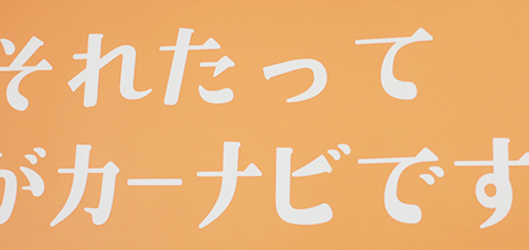 もしも道をそれたって家族みんながカーナビです